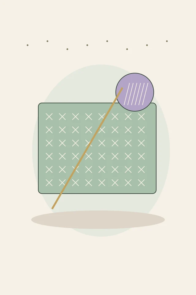 Original digital illustration: Crochet Upcycle Ideas