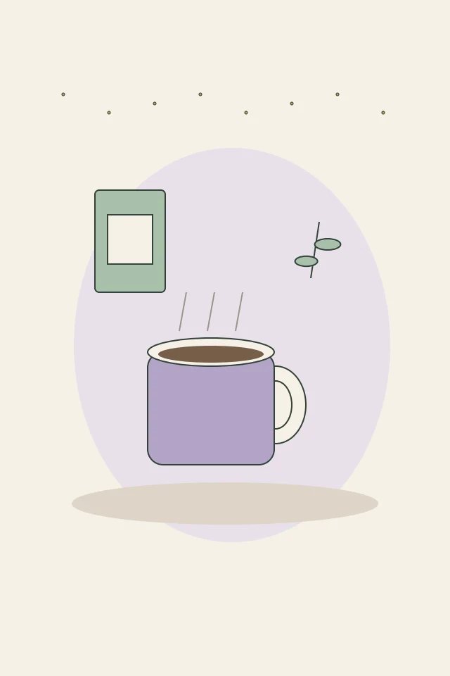 Original digital illustration: Coffee Station Party