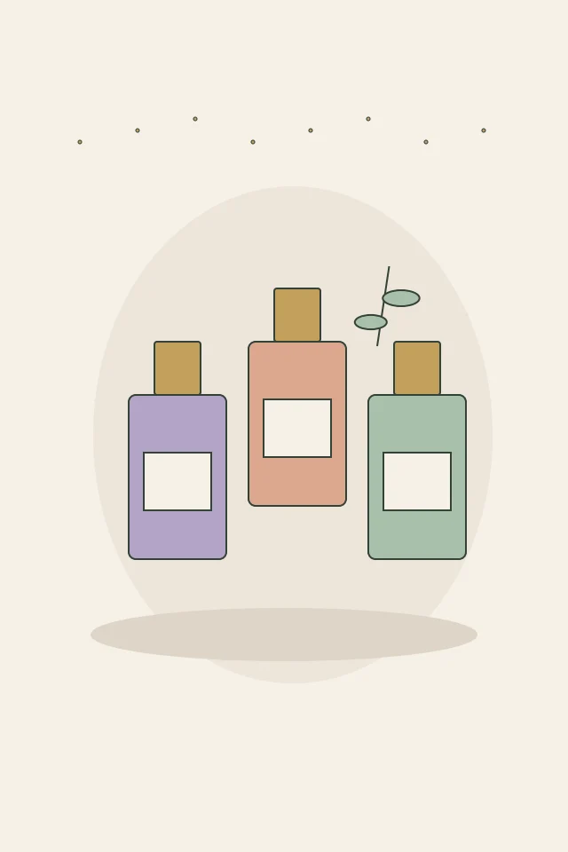 Original digital illustration: Perfume Notes 101