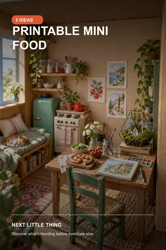 Printable Mini Food