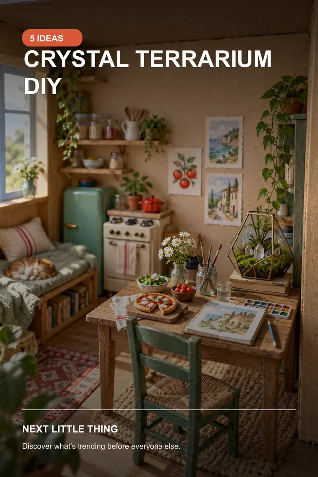 Crystal Terrarium DIY