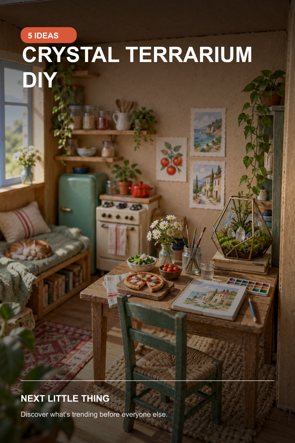 Crystal Terrarium DIY